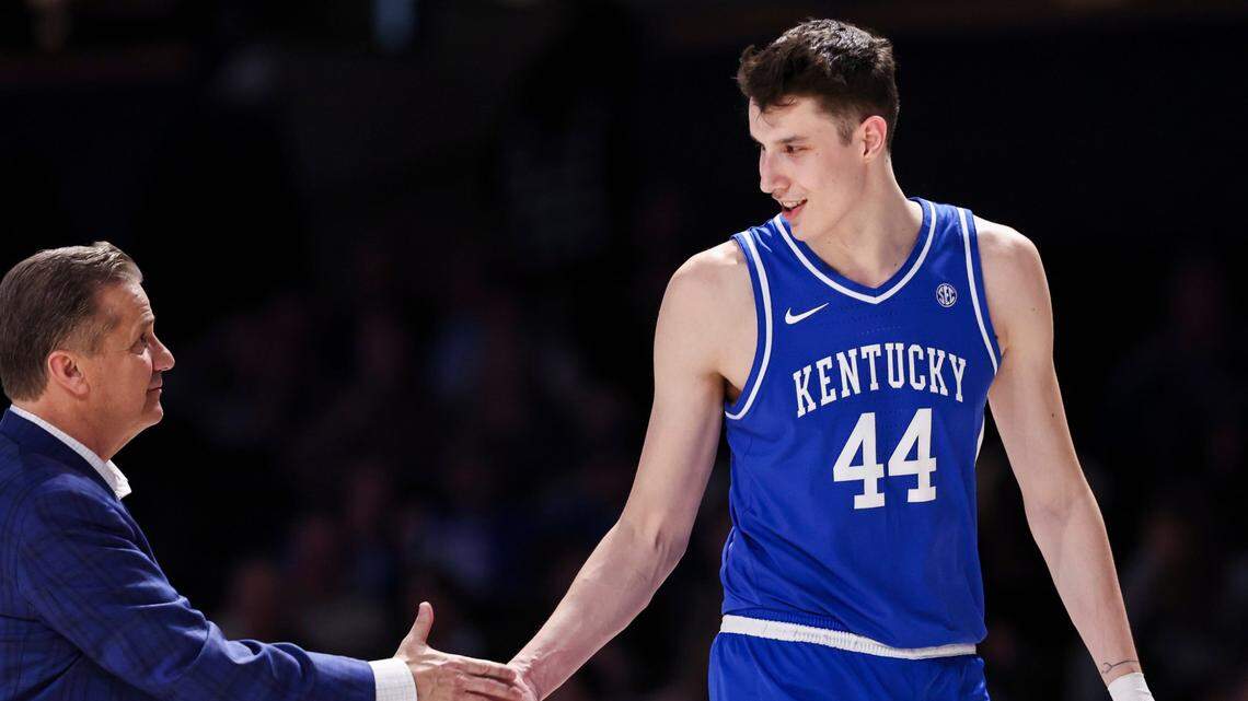 Kentucky freshman Zvonimir Ivisic averaged 5.5 points, 3.3 rebounds and 1.3 blocked shots in 11.7 minutes per game for the Wildcats this season.