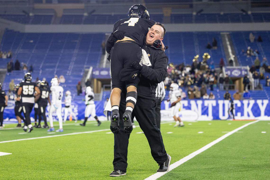 Boyle County's during UK HealthCare Sports Medicine State Football Finals on Friday, Dec. 5, 2025, at Kroger Field in Lexington, Ky.