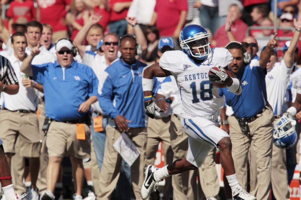 Randall Cobb starred at quarterback, receiver and kick returner for Kentucky before going onto a productive NFL career.