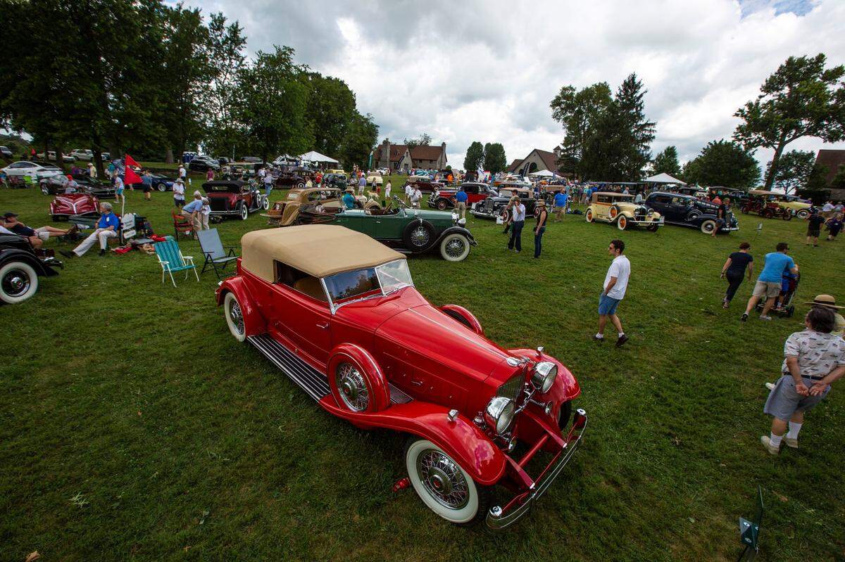 The annual Keeneland Concours d’Elegance is a popular car show for the serious collector and those who just want to take a peek at classic and fast automobiles.