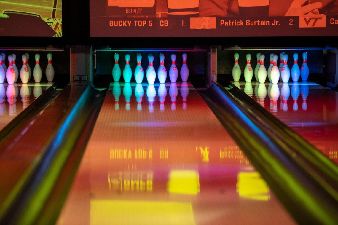 The bowling alley was ready for use at LexLive.