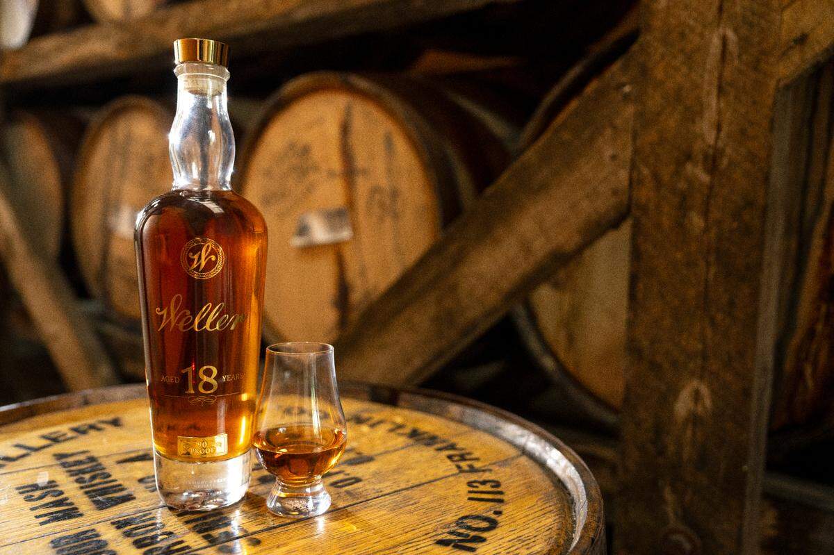 Buffalo Trace Distillery is releasing Weller 18 Year Old, the oldest age-stated version of this premium bourbon yet. It will be in airport gift shops at LAX, JFK and Heathrow in London for a suggested retail price of $499.