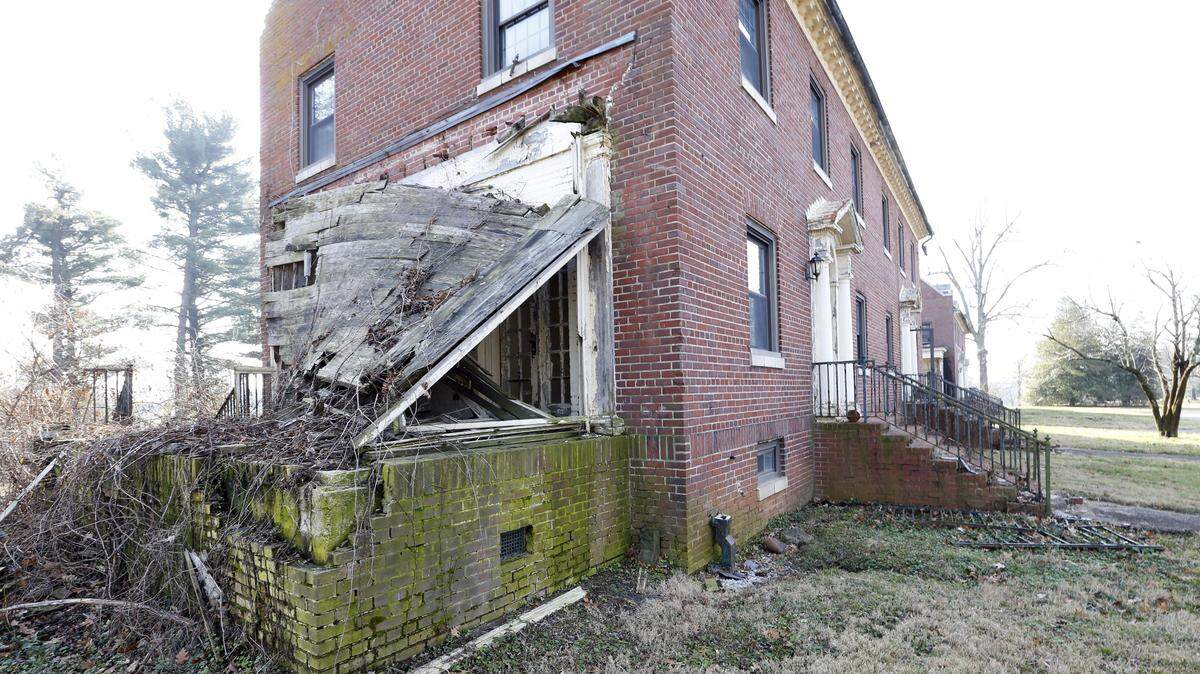One of the buildings that will be renovated for a new affordable housing project at the Franklin R. Sousley VA Campus, 2250 Leestown Road. Lexington Affordable Housing fund, AU Associates and the Veterans Administration announced Tuesday the creation of a new affordable housing project on the grounds.