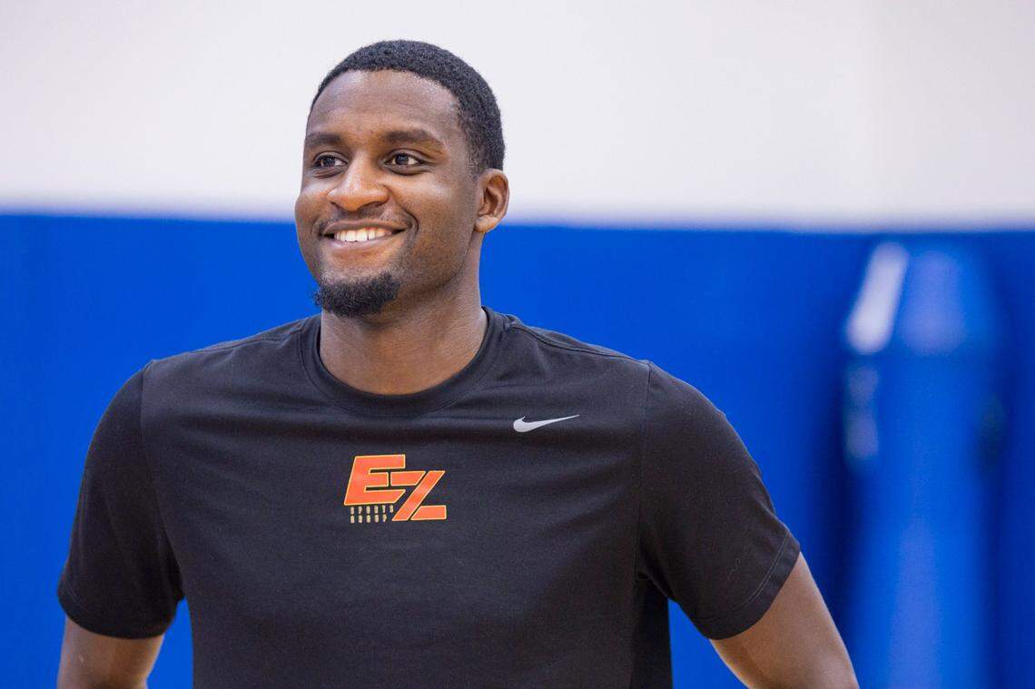 Marques Warrick said during a La Familia media appearance Monday that “being back in Lexington and seeing my friends and family and now hooping with former UK players, it means a lot and I won’t take it for granted.”