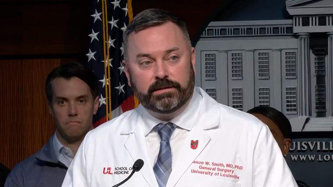 ‘I’m weary.’ UofL chief doctor calls on lawmakers to enact stronger gun regulations
