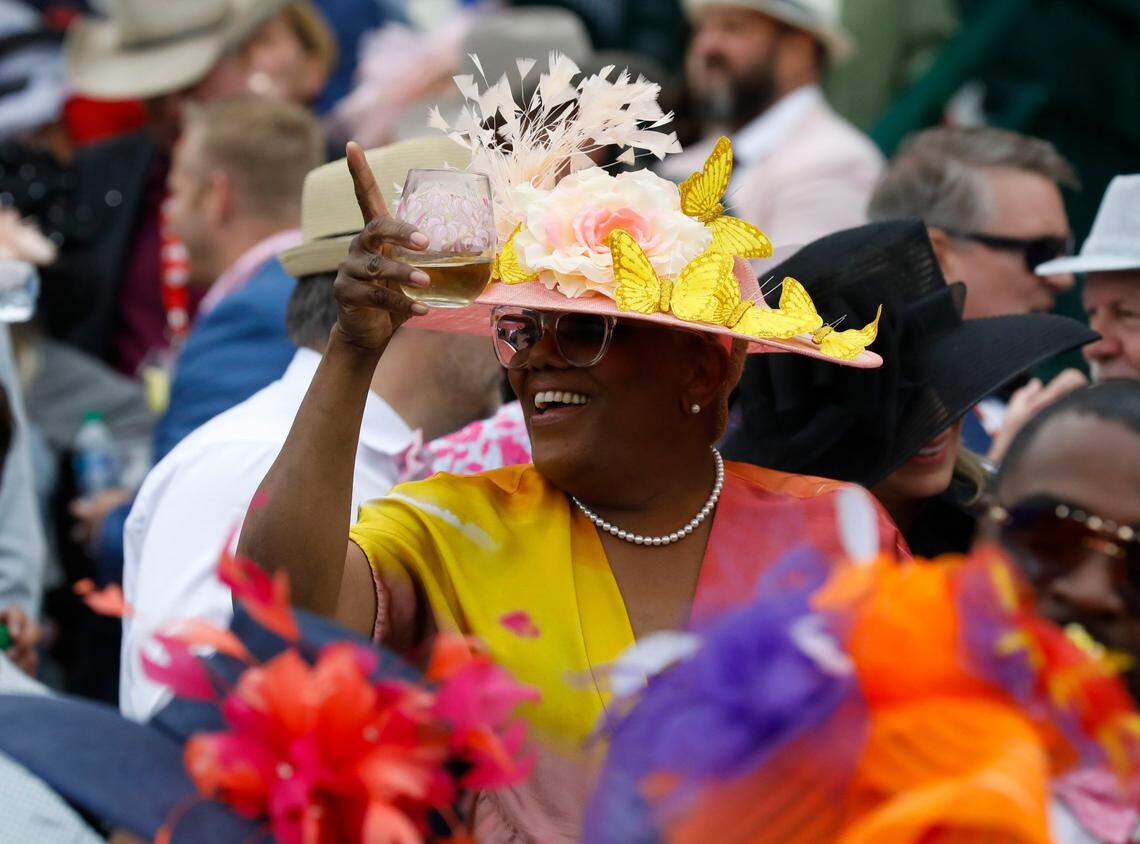 Fashion always comes first at the Kentucky Derby, but fans will want to be prepared Saturday for warm temperatures and chances of rain throughout the day.