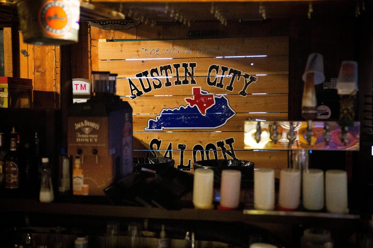 Austin City Saloon in Lexington, Ky., hosts the live recording of Overtones, co-hosted by Renee Cobb and Rachel Crowe on Wednesday, Feb. 24, 2021.