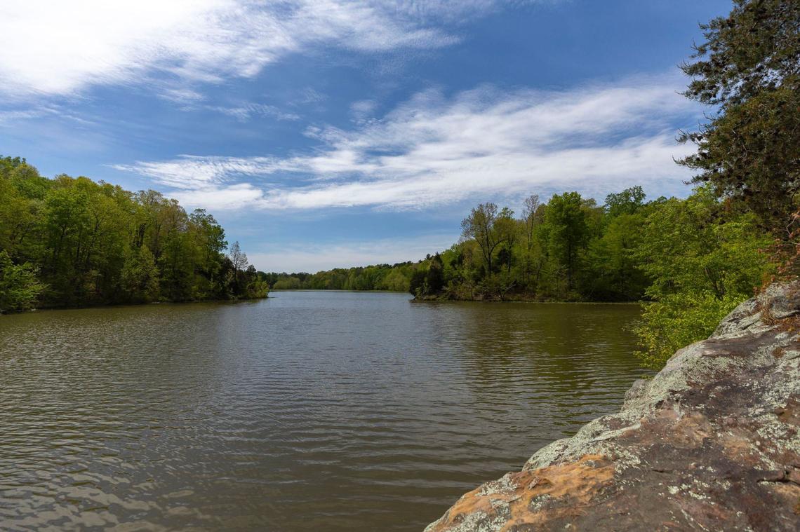 Pennyrile Lake is photographed at Pennyrile Forest State Resort Park.