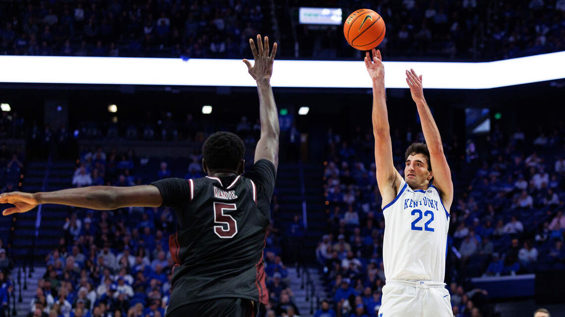 Kentucky’s offense has work to do. In time, Milan Momcilovic should spark it