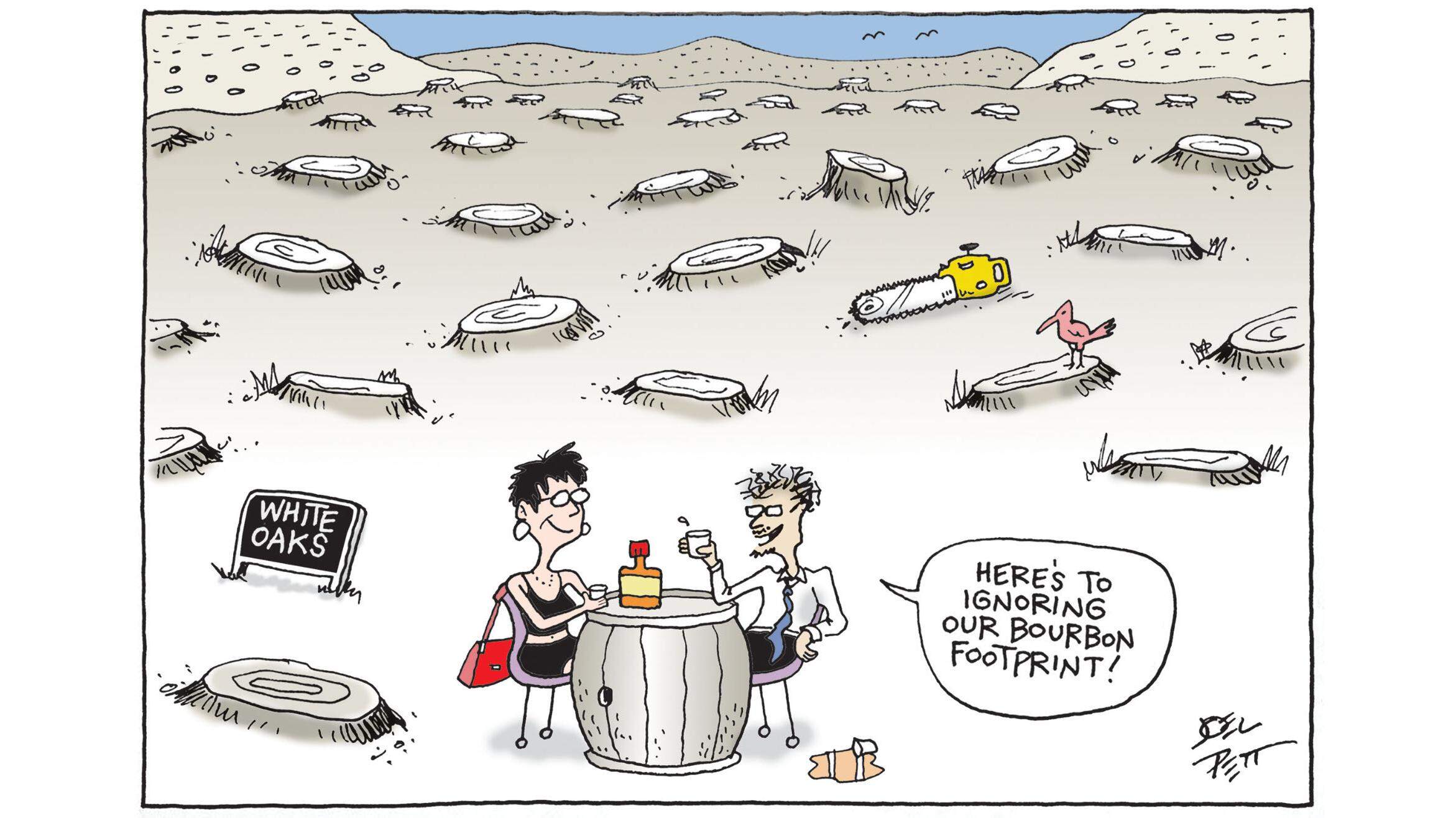 Joel Pett: A caramel finish with what was an oaky aroma