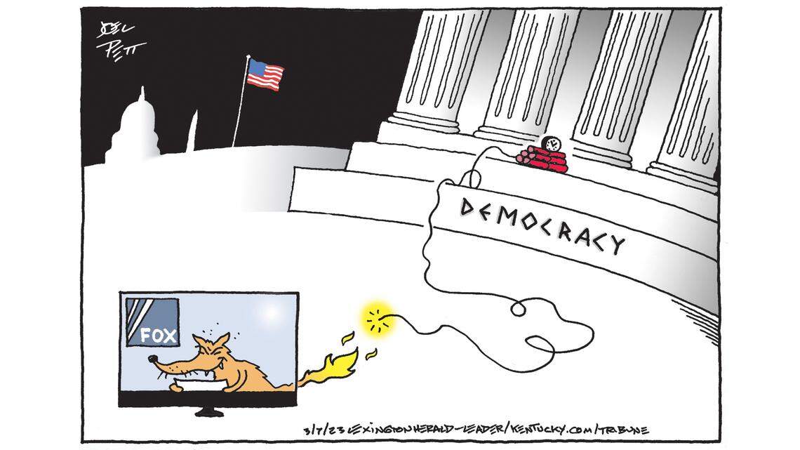 Joel Pett: Burn it all down