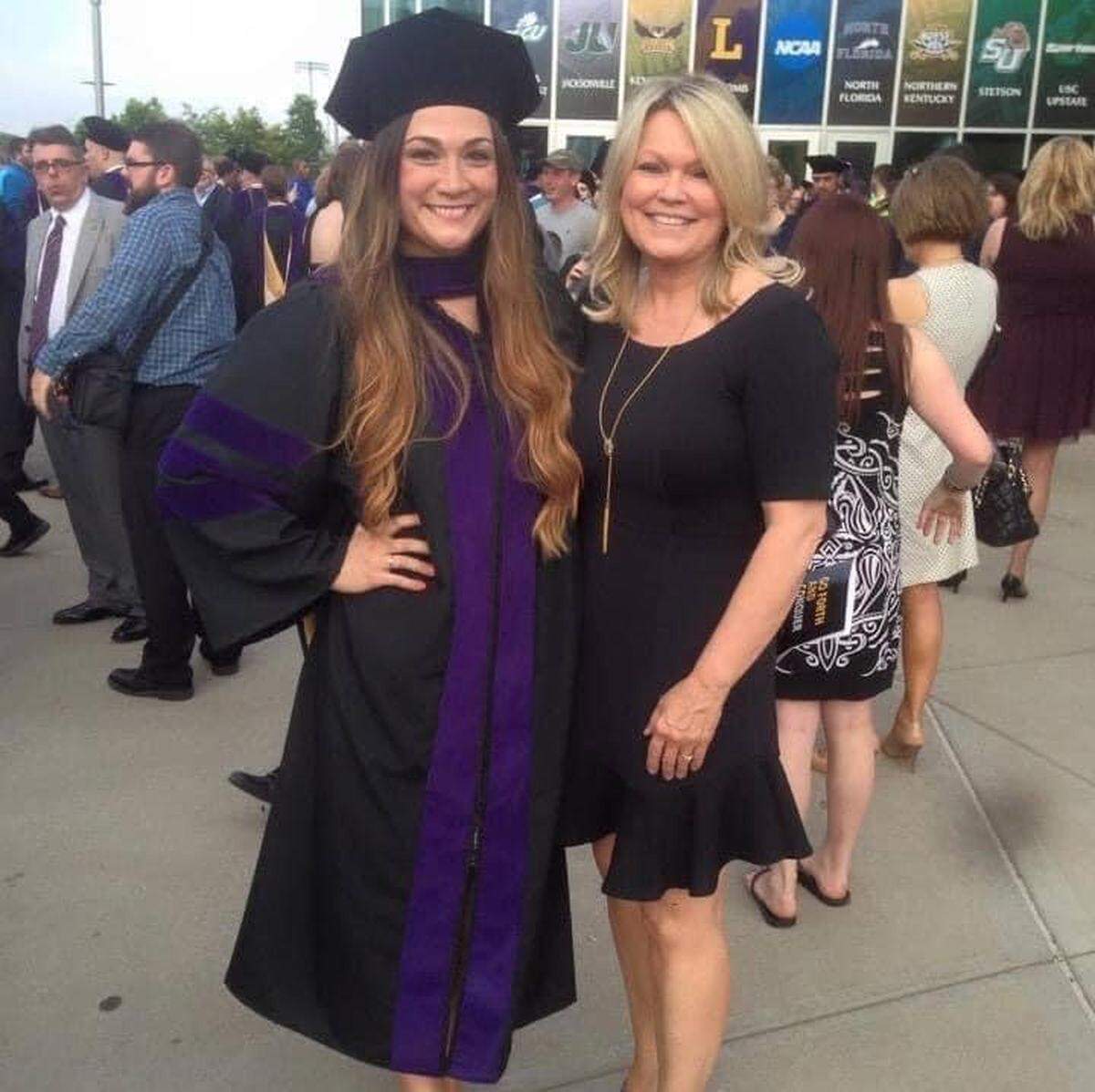 Jordan Morgan and her mother Lisa Foster