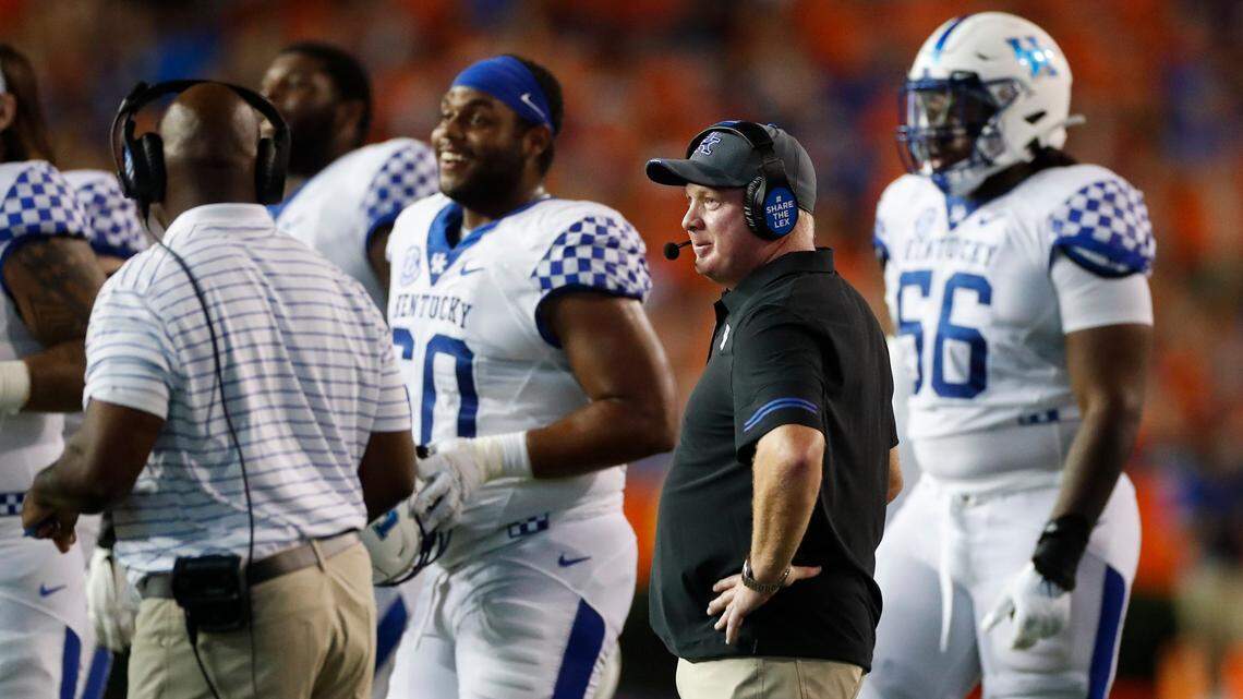 Where does Florida win rank among Mark Stoops’ Kentucky football record 61 victories?