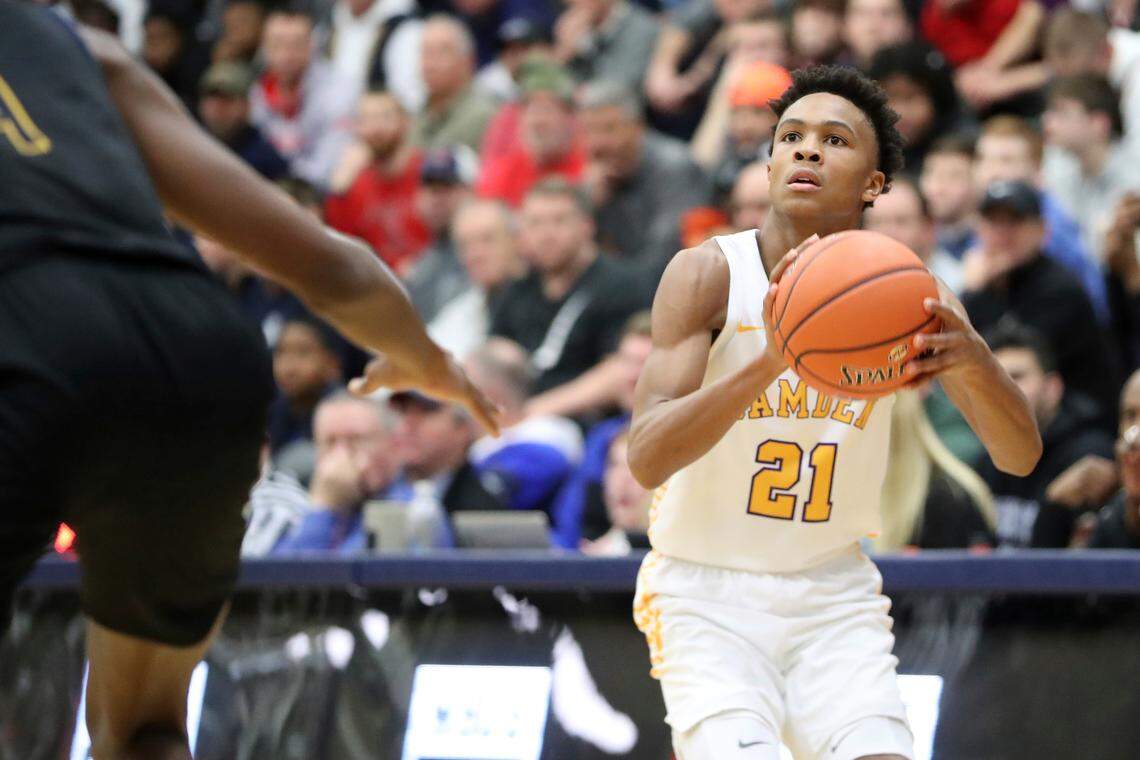 Camden (N.J.) combo guard DJ Wagner is the No. 1 player in the 2023 class, according to the 247Sports Composite. Wagner is expected to go to Kentucky.