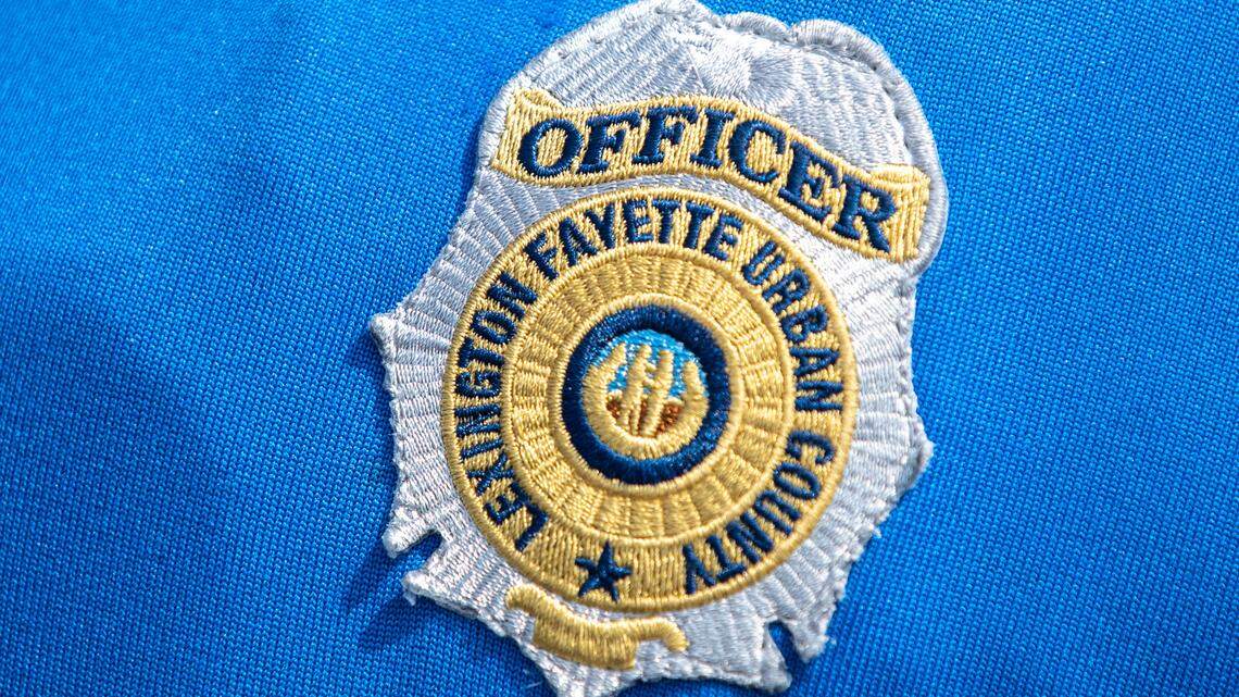 Lexington Police Department police badge. 