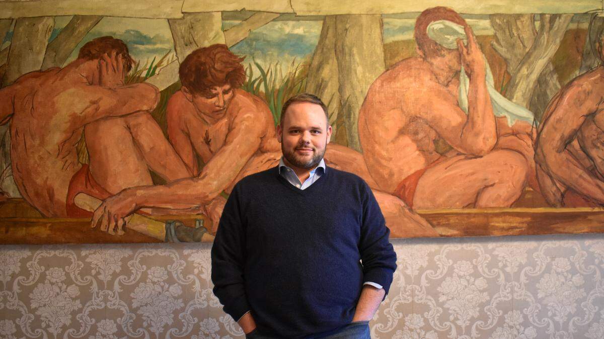 Jonathan Coleman is director of the Faulkner-Morgan Archive, a collection of documents, artworks and other objects related to Lexington artists Henry Faulkner and Bob Morgan and the history of the LGBTQ community of Kentucky. Coleman is the new executive director of the Blue Grass Trust as of Nov. 1. 