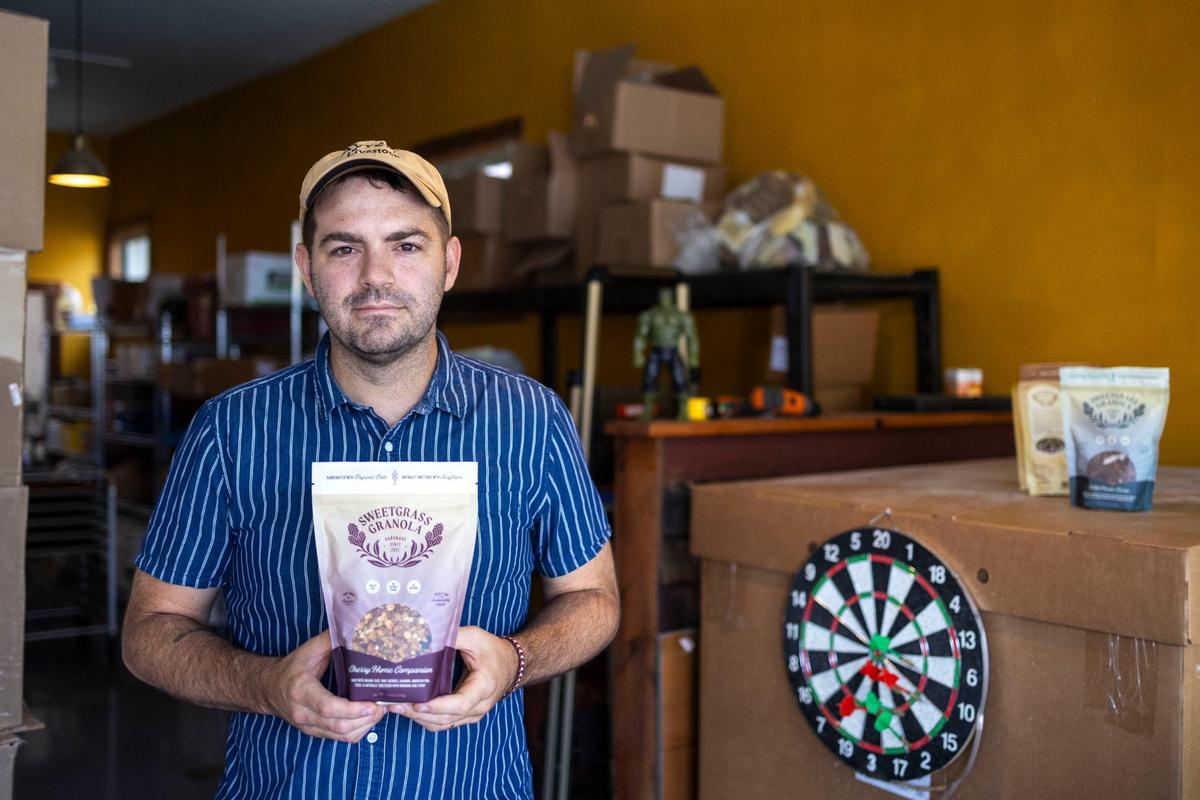 After seven years of sharing kitchen space with Pasta Garage, owner Kyle Ayres and Sweetgrass Granola is moving into the space once occupied by Case Emporio on North Limestone.