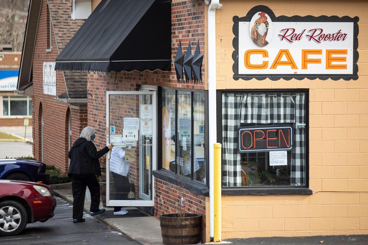 The Red Rooster Cafe in Daville, Ky., Saturday, February 6, 2021.