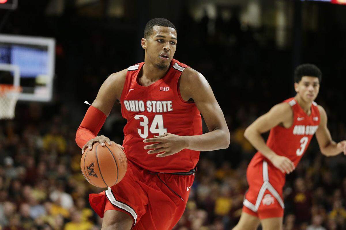A skilled “wide load” at 6-foot-9, 270 pounds, Ohio State center Kaleb Wesson leads the Buckeyes in scoring (14.1 ppg) and rebounding (9.3 rpg).