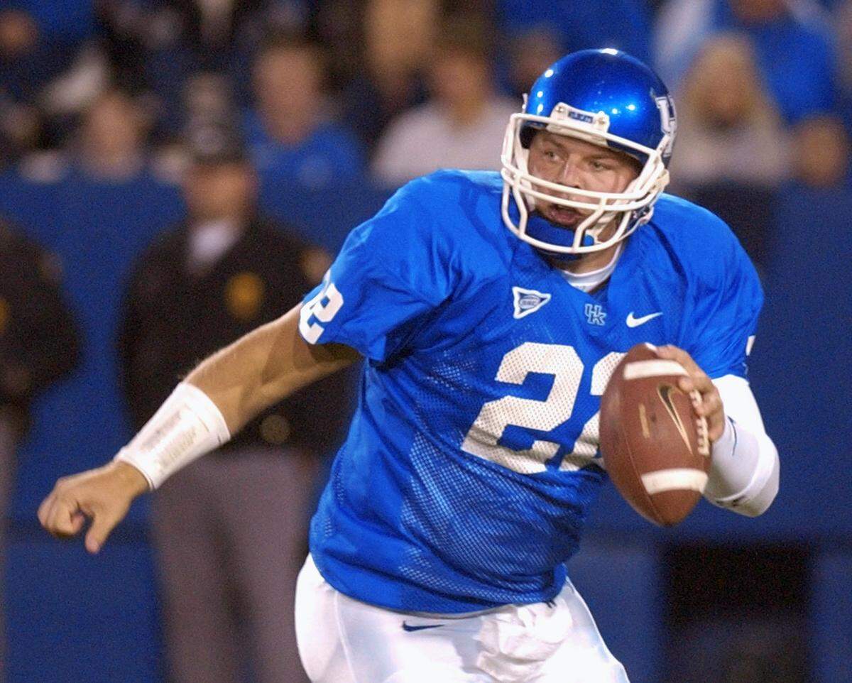 Jared Lorenzen played quarterback at Kentucky from 2000-2003 and still holds the school record for most career passing yards with 10,354.