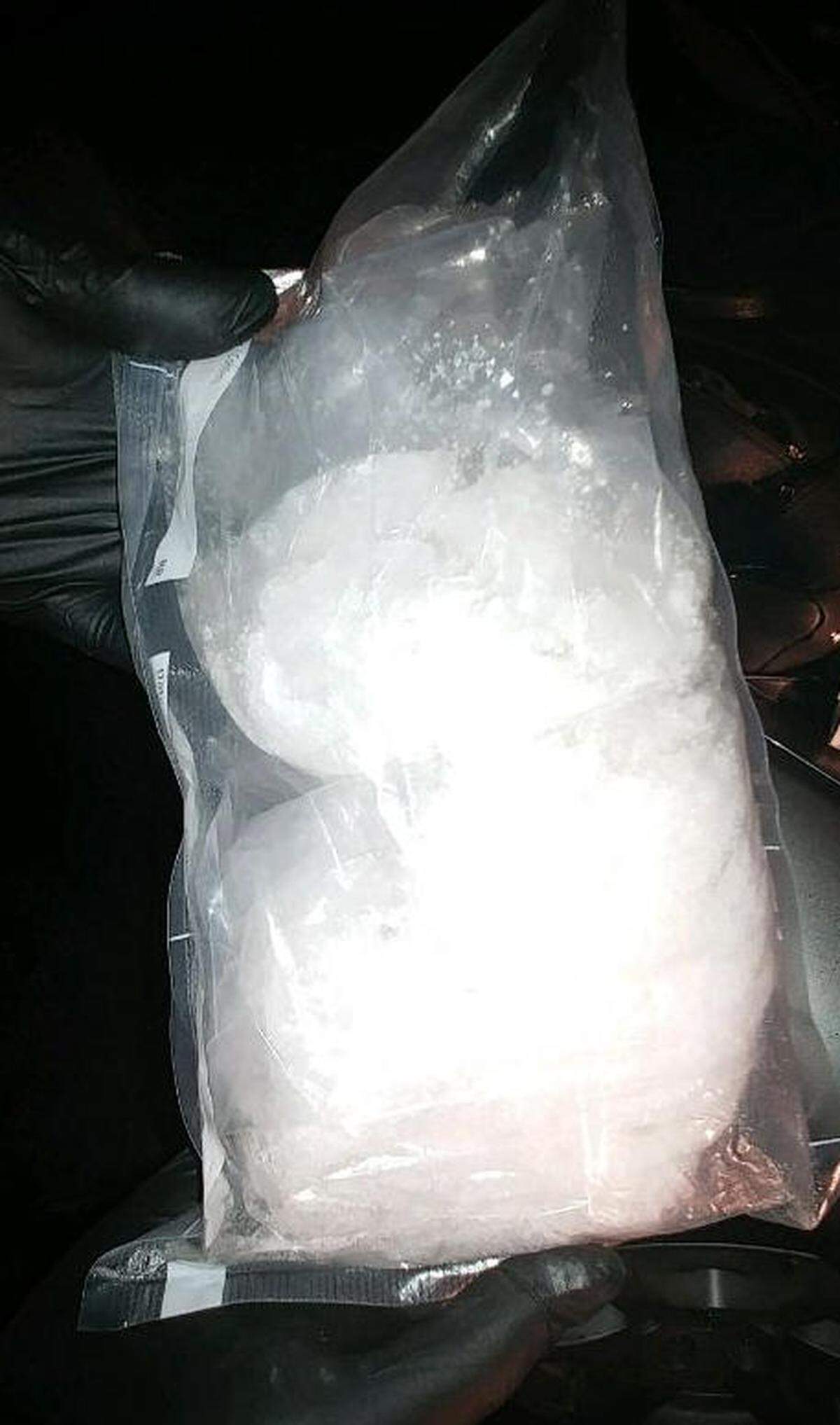 Laurel County authorities found more than a pound of crystal methamphetamine in a car in September 2018.