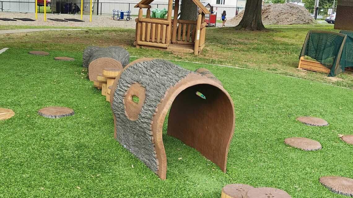 Lexington has a new playground aimed at getting students to explore nature