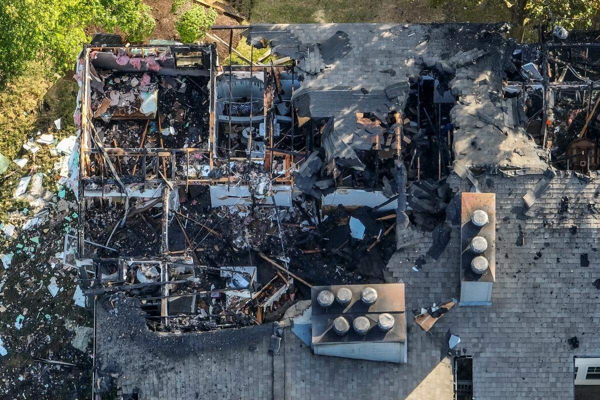 A fire at the Veridian apartment complex off Armstrong Mill Road in Lexington, Ky. left behind extensive damage on July 1, 2024