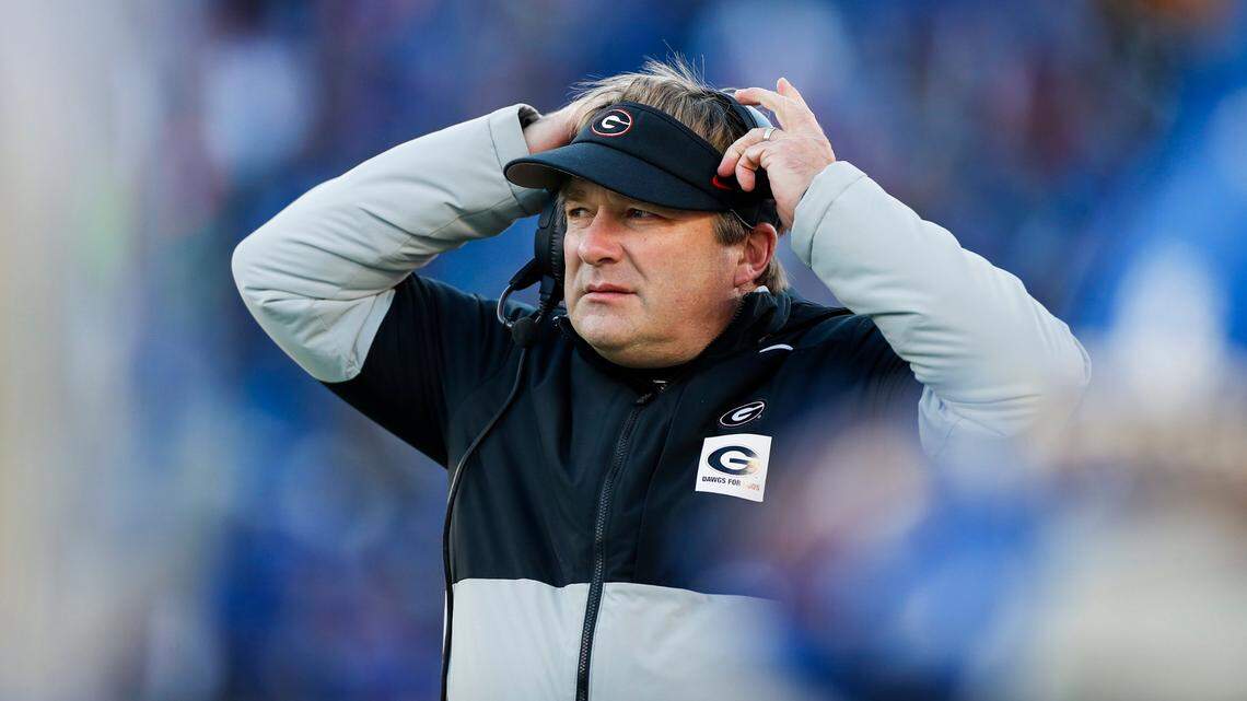 Kirby Smart discusses red-zone offense, preparing for Will Levis and more after Georgia beats UK