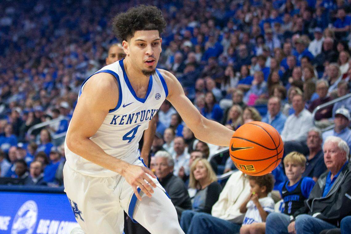 In his first two games as a Kentucky Wildcat, Dayton transfer Koby Brea has made 14 of 19 shots and 10 of 12 3-pointers. Brea and the No. 23 Wildcats will face No. 7 Duke on Tuesday night in the State Farm Champions Classic in Atlanta.