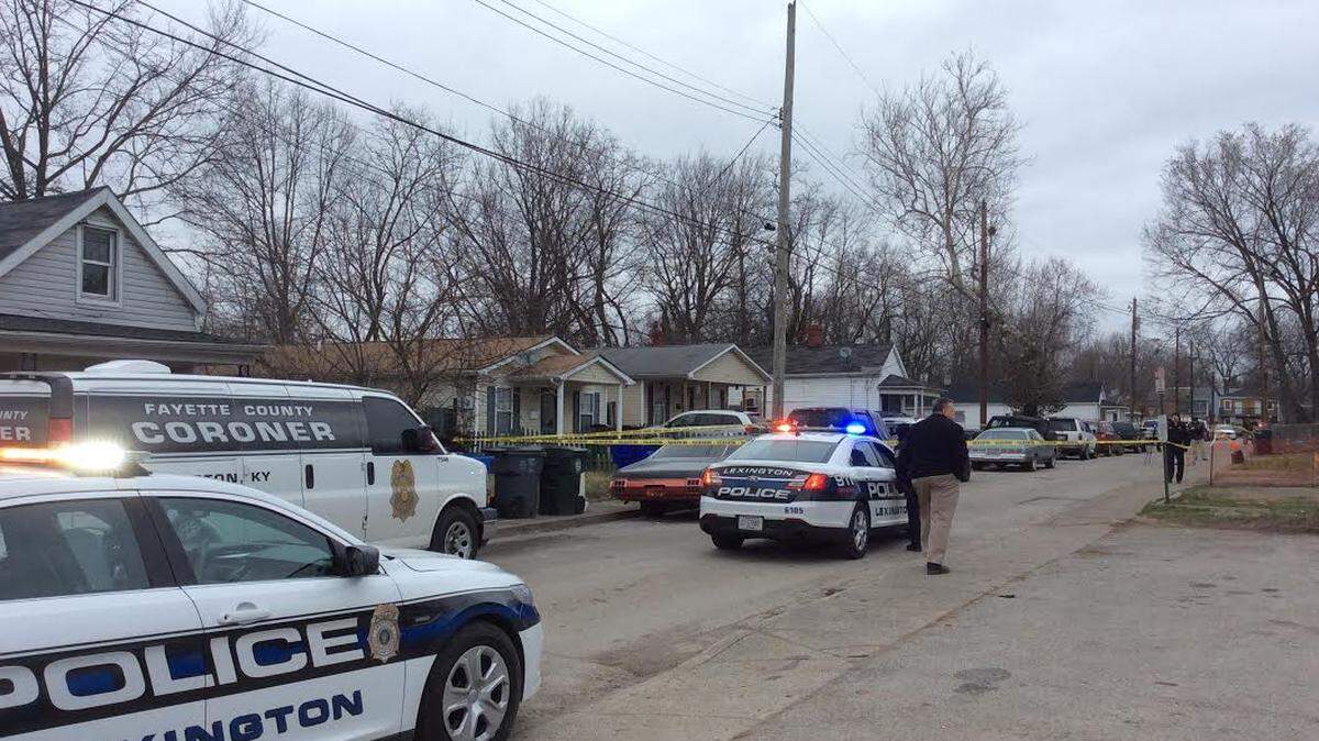 Lexington police and the Fayette County coroner were on the scene of a homicide on Smith Street Friday afternoon.