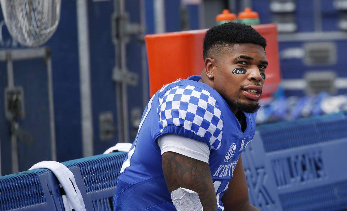 Kentucky linebacker Jacquez Jones, a transfer from Ole Miss, has shown a knack for making the big play early in his UK career.