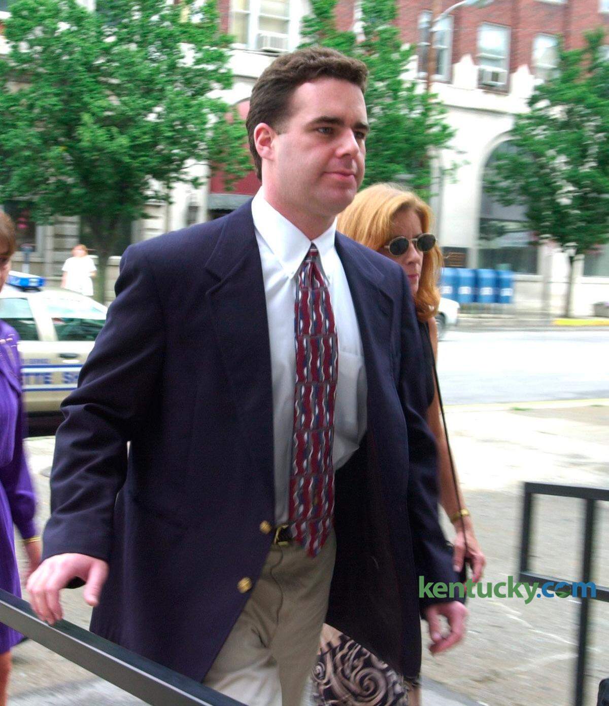 Shane Ragland, shown here with with his mom, Kathy Ragland, in 2000, was arrested Tuesday after he allegedly threatened to kill her.