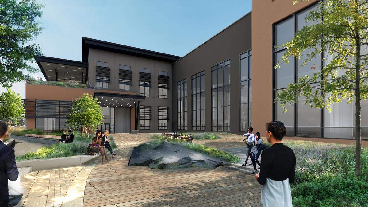A rendering of Pernod Ricard’s planned distillery for Jefferson’s Bourbon in Lebanon in Marion County.