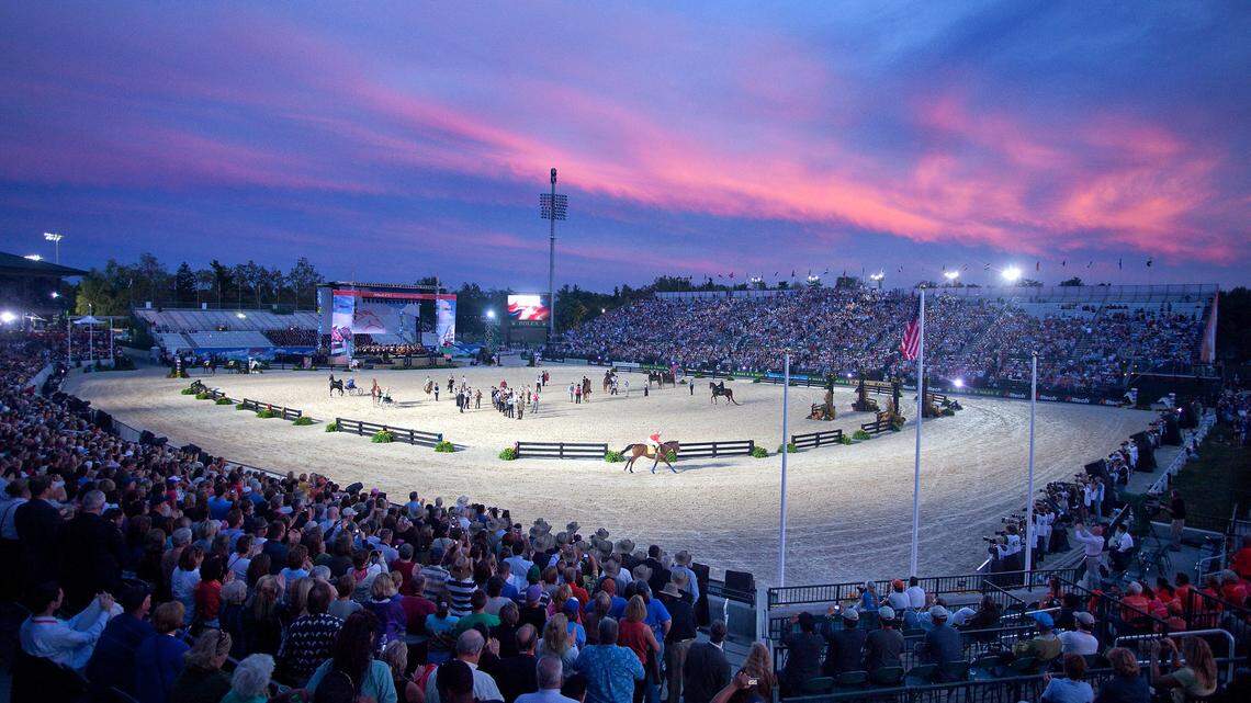 The opening ceremonies Saturday, Sept. 25, 2010, for the 2010 Alltech FEI World Equestrian Games at the Kentucky Horse Park in Lexington.