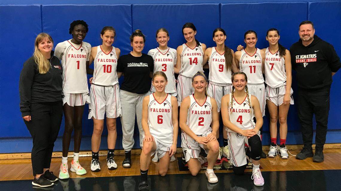 Agot Makeer (1) plays for St. Ignatius in Ontario, Canada. She reportedly received a scholarship offer from Kentucky on the Fourth of July.