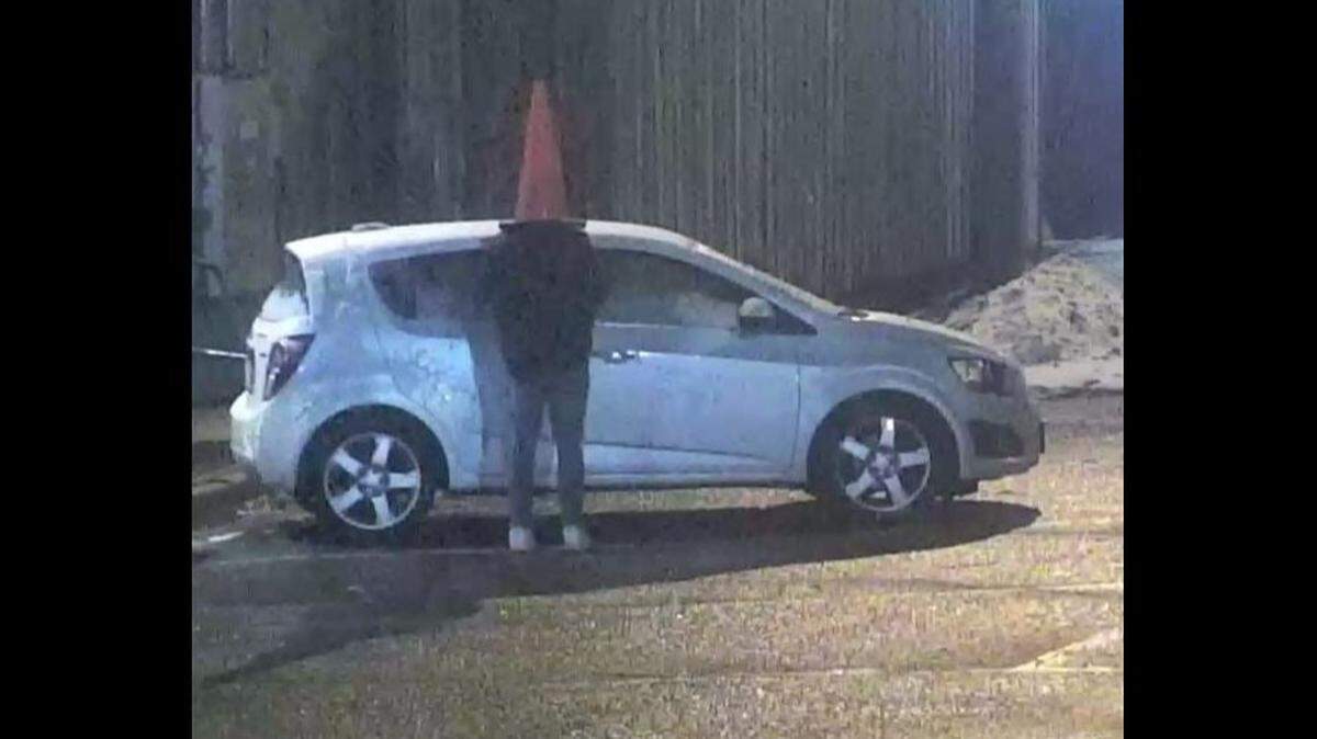 The Eau Claire Police Department in Wisconsin spotted this moment on a public space camera. Investigators have no idea what was going on.