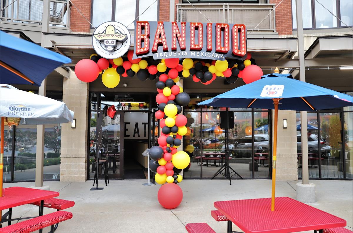 Bandido Taqueria Mexicana, Lexington’s first Southern California-style taqueria, opens Friday at 535 South Upper Street. There is seating outdoors under umbrellas in front of the restaurant.