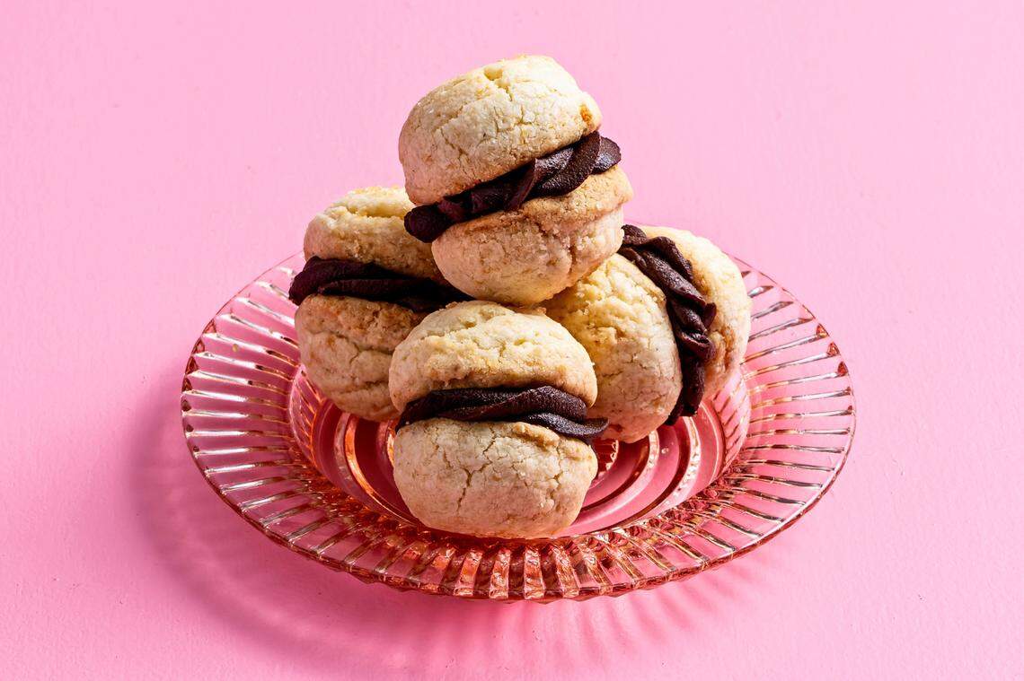 Chocolate Macadamia Nut Kisses.