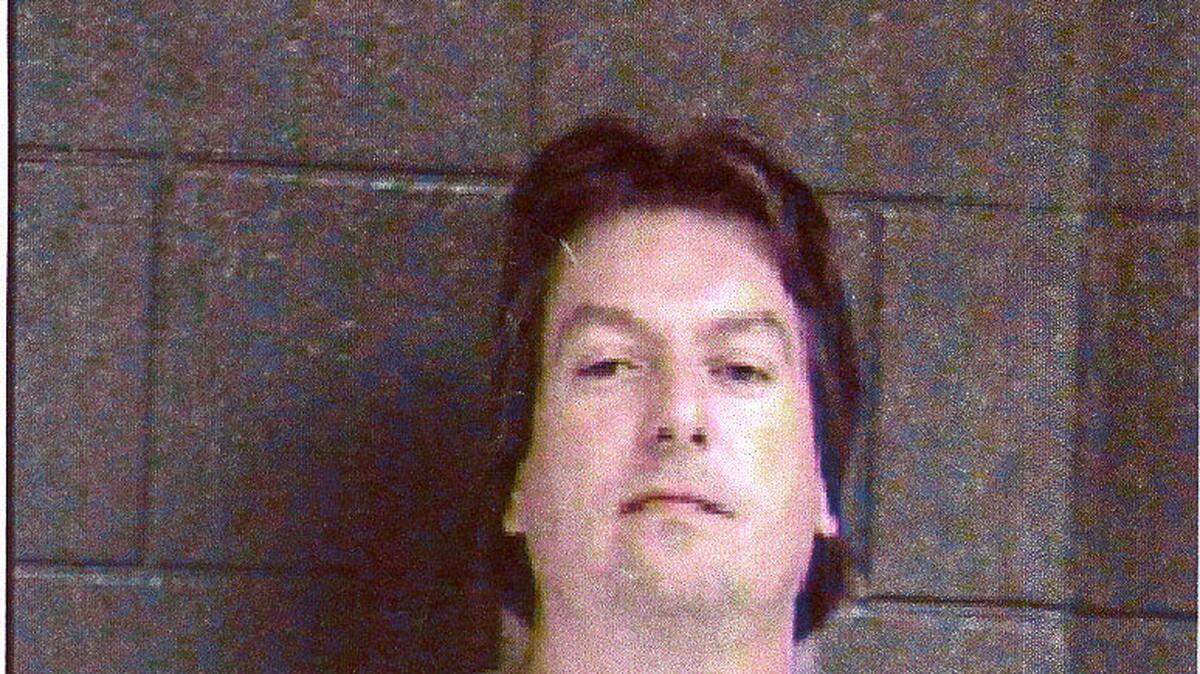 Photo of James Anthony Gray who was arrested for the murder of his parents James and Vivian Gray.  Jail Handout Photo