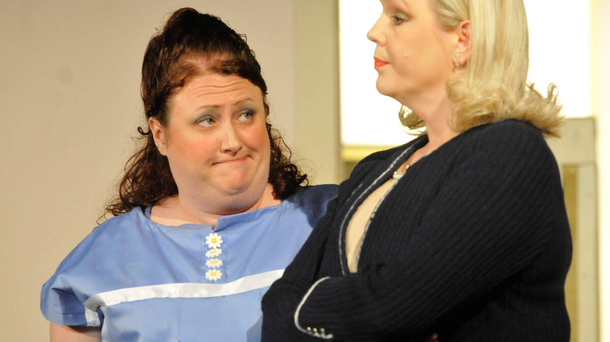 Abby Reeve, left, and Allie Darden are two of the stars in Actors Guild of Lexington's Sealed for Freshness.   