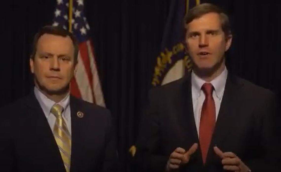 Buddy Wheatley, then a Democratic state representative, recorded a video message with Gov. Andy Beshear in 2020 to support his House Bill 404, which would have expanded voting access.