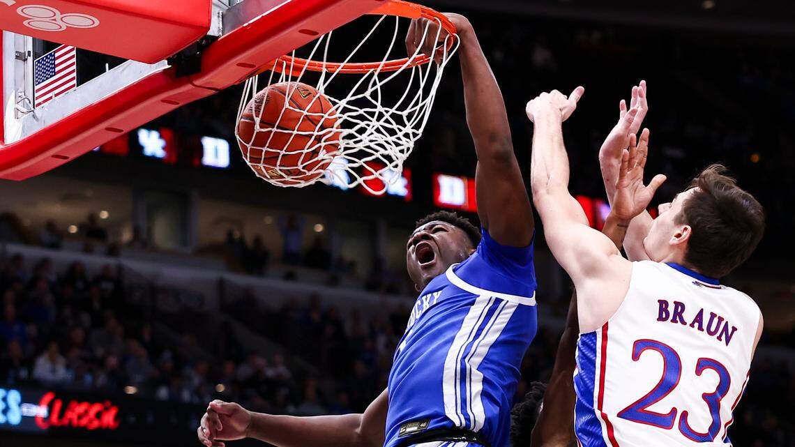 Box score from Kentucky basketball’s 89-84 Champions Classic near miss vs. No. 1 Kansas