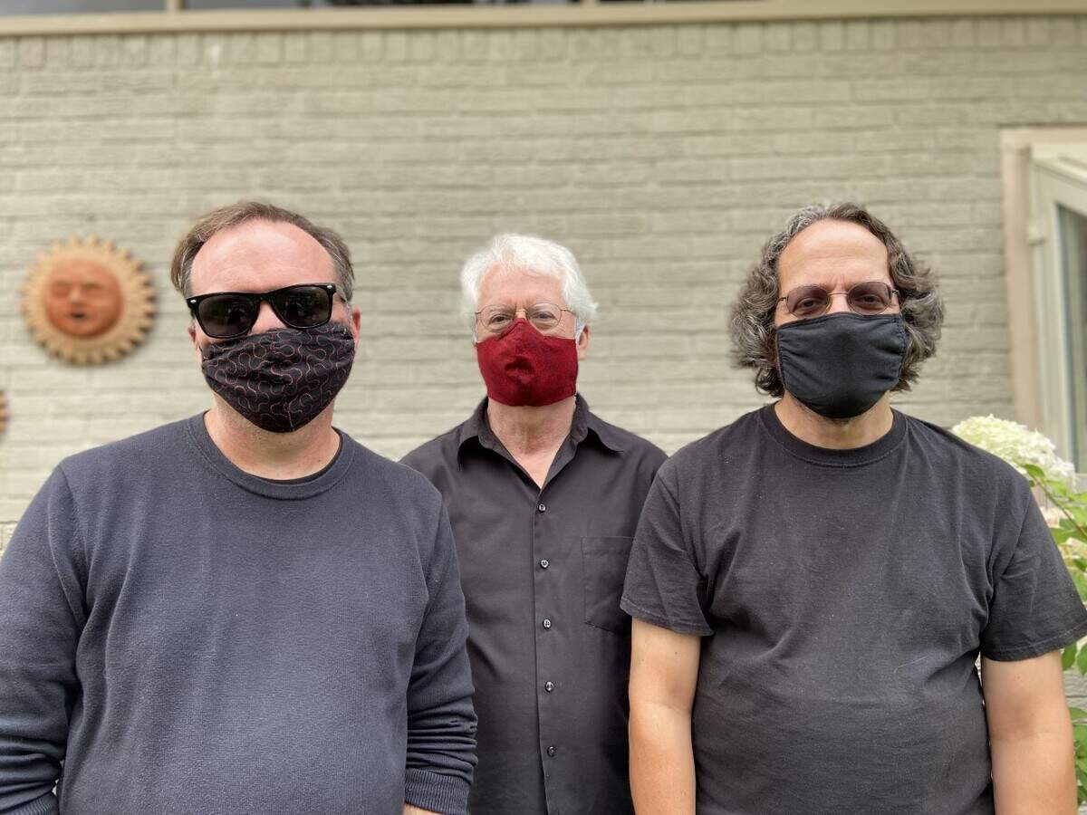 From left, Scott Whiddon, Jim Gleason and Kevin Holm-Hudson of Archipelago, a collective releasing two albums through bandcamp.com. Proceeds will go to support Lexington’s Central Music Academy.