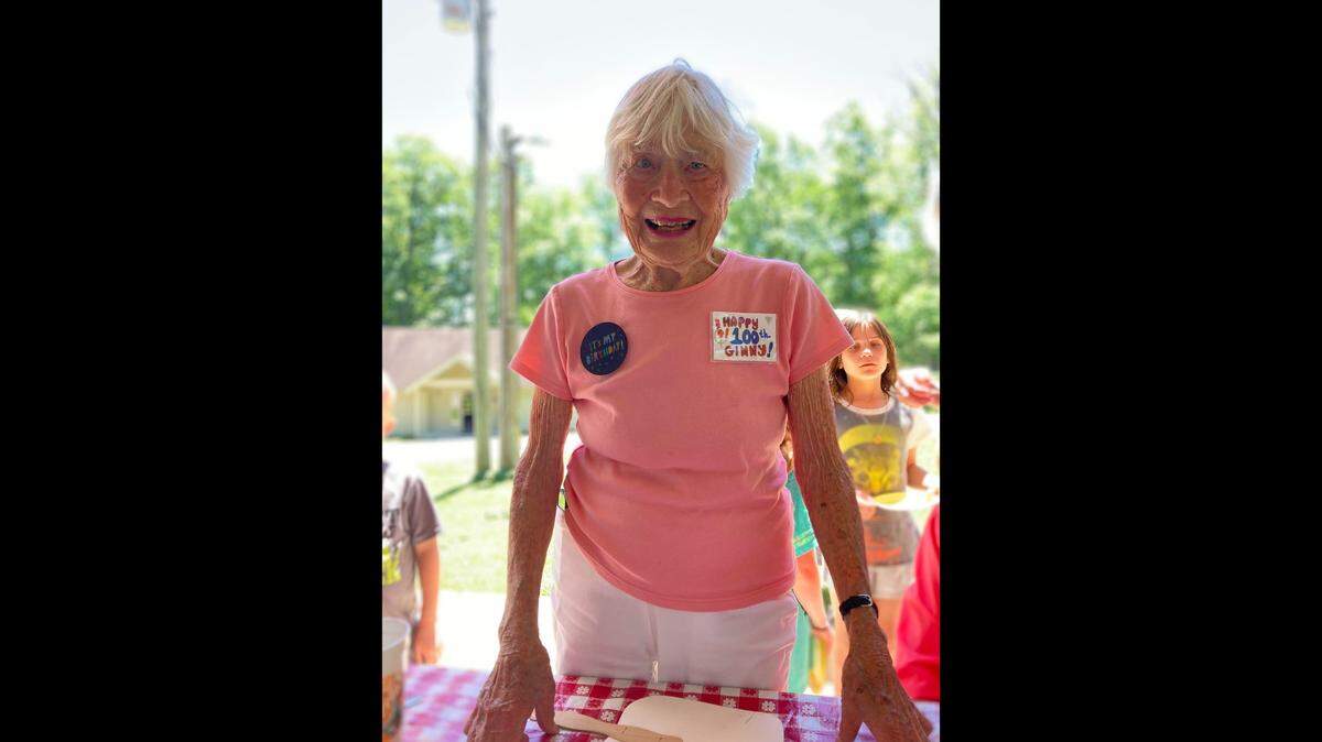 Virginia Bell will turn 100 on June 30, and spent the weekend of June 18 with all of her direct descendants celebrating her birthday.