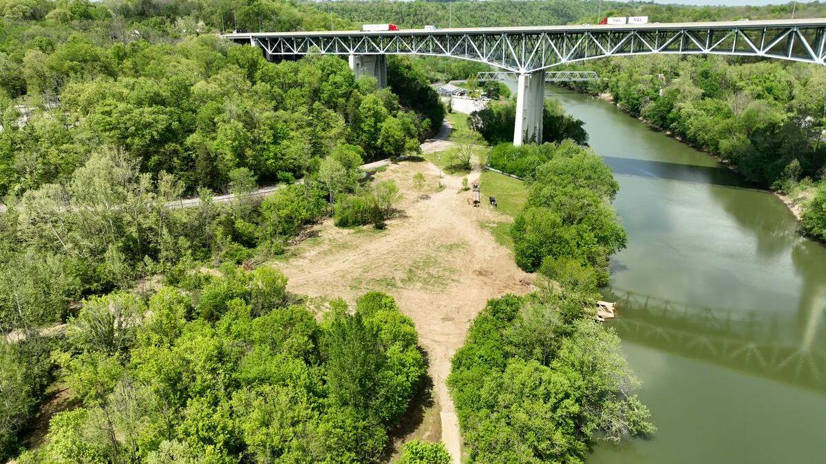The Lexington-Fayette Urban County government celebrated the groundbreaking for a new 30-acre park, Kelley’s Landing, on the Kentucky River on May 1, 2024.