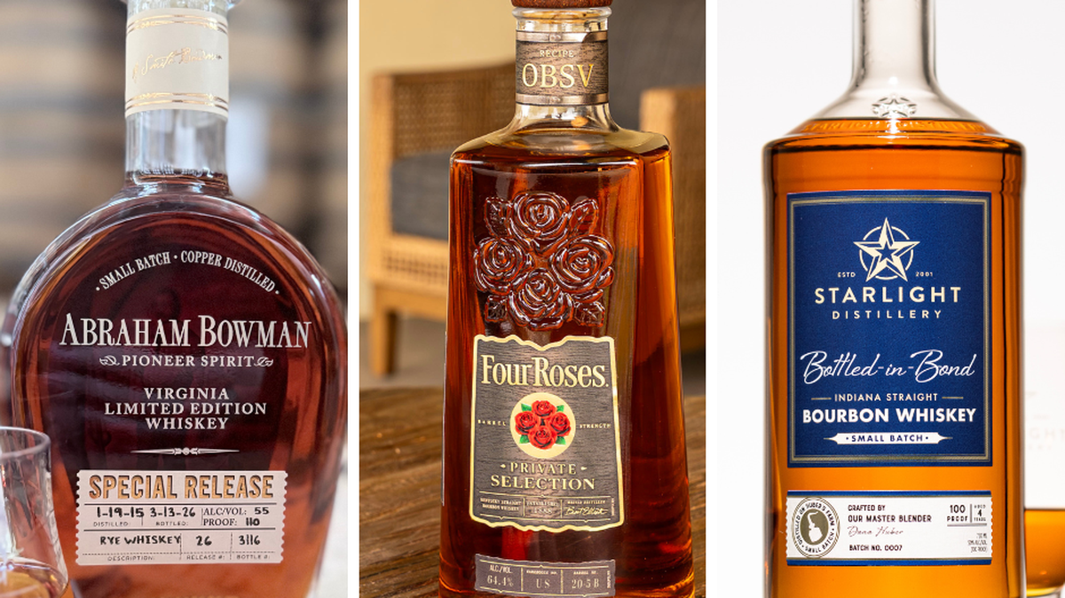 New releases from A. Smith Bowman, Four Roses and Starlight Distillery might make great presents for Mother’s Day, even if some aren’t available until after the May 10.