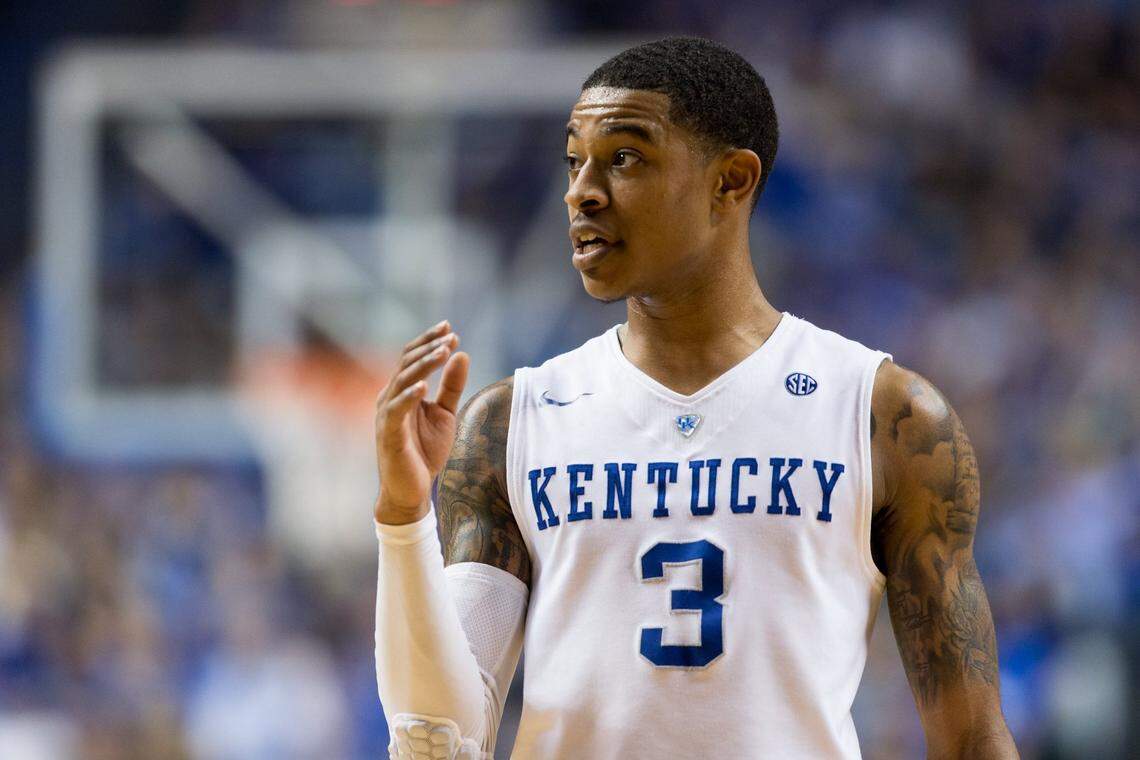 In his sophomore season (2015-16) at Kentucky, point guard Tyler Ulis was named SEC Player of the Year and SEC Defensive Player of the Year.