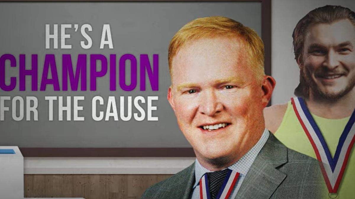 A screenshot from an ad by Common Sense Values LLC criticizing Rep. Killian Timoney, R-Lexington, for his vote against a ban on transgender girls in girls sports last legislative session.