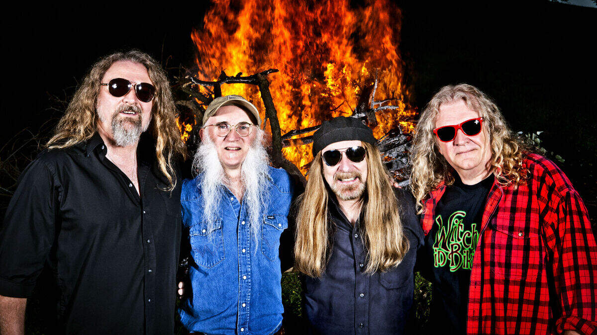 The Kentucky HeadHunters: Doug Phelps, left, Fred Young, Greg Martin and Richard Young. The Youngs and Martin have been playing together since 1968.