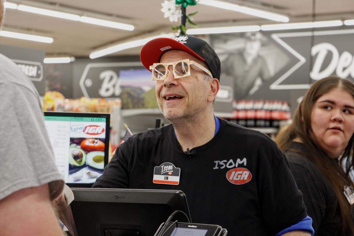 Father Jim Sichko has made it his mission to help rebuild the Isom, Ky., IGA grocery store after it was nearly completely destroyed by floodwaters in July 2022.